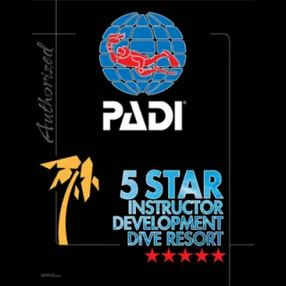 PADI 5スター インストラクター・ディベロップメント・ダイブリゾート認定